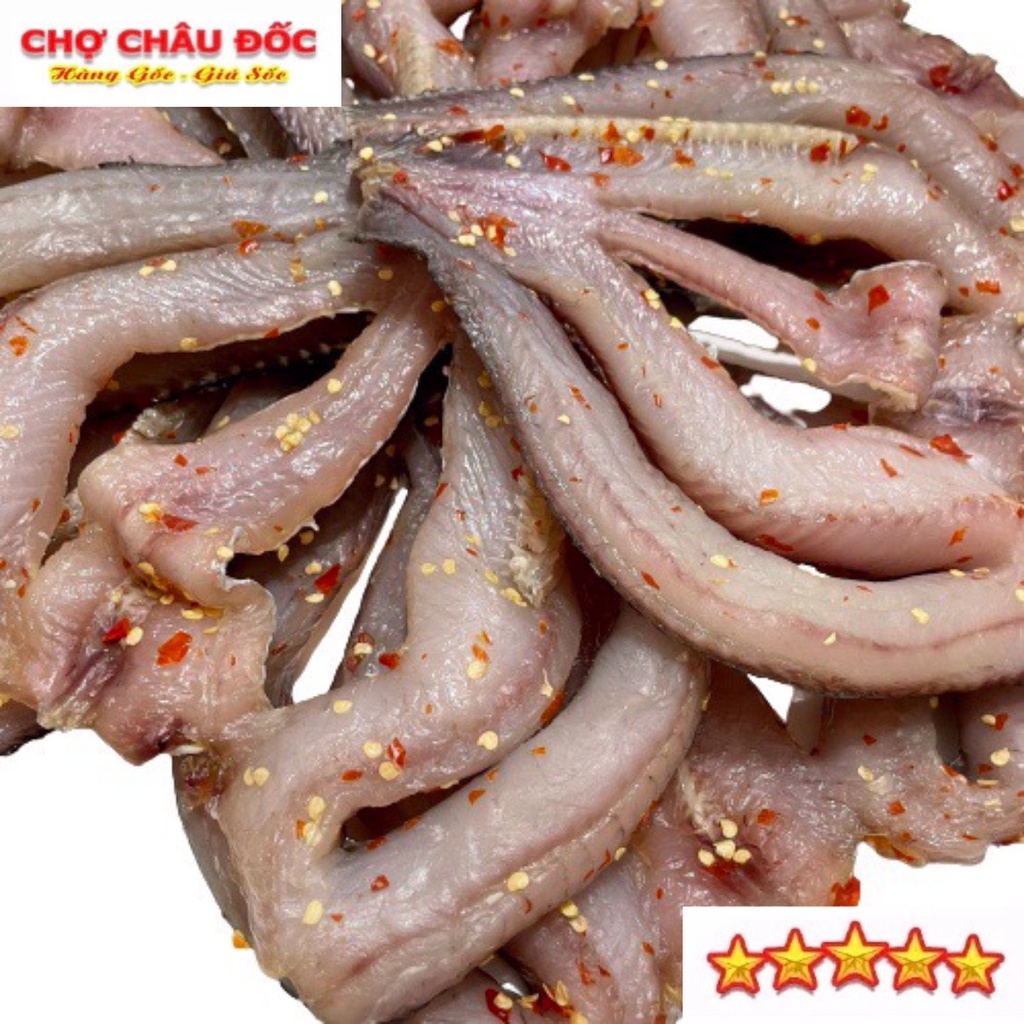 500gr Khô Cá Lóc Châu Đốc Rút Xương Vị Vừa Ăn Không Chất Bảo Quản Loại 4-5 con 1Kg