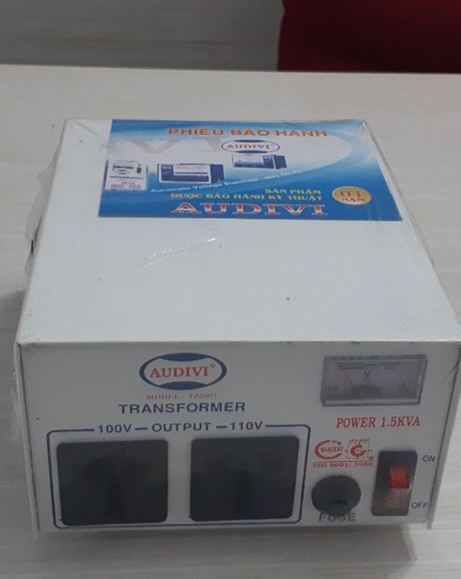 Chuyển nguồn điện 220v sang 110v loại 2000w , Bảo hành 12 tháng