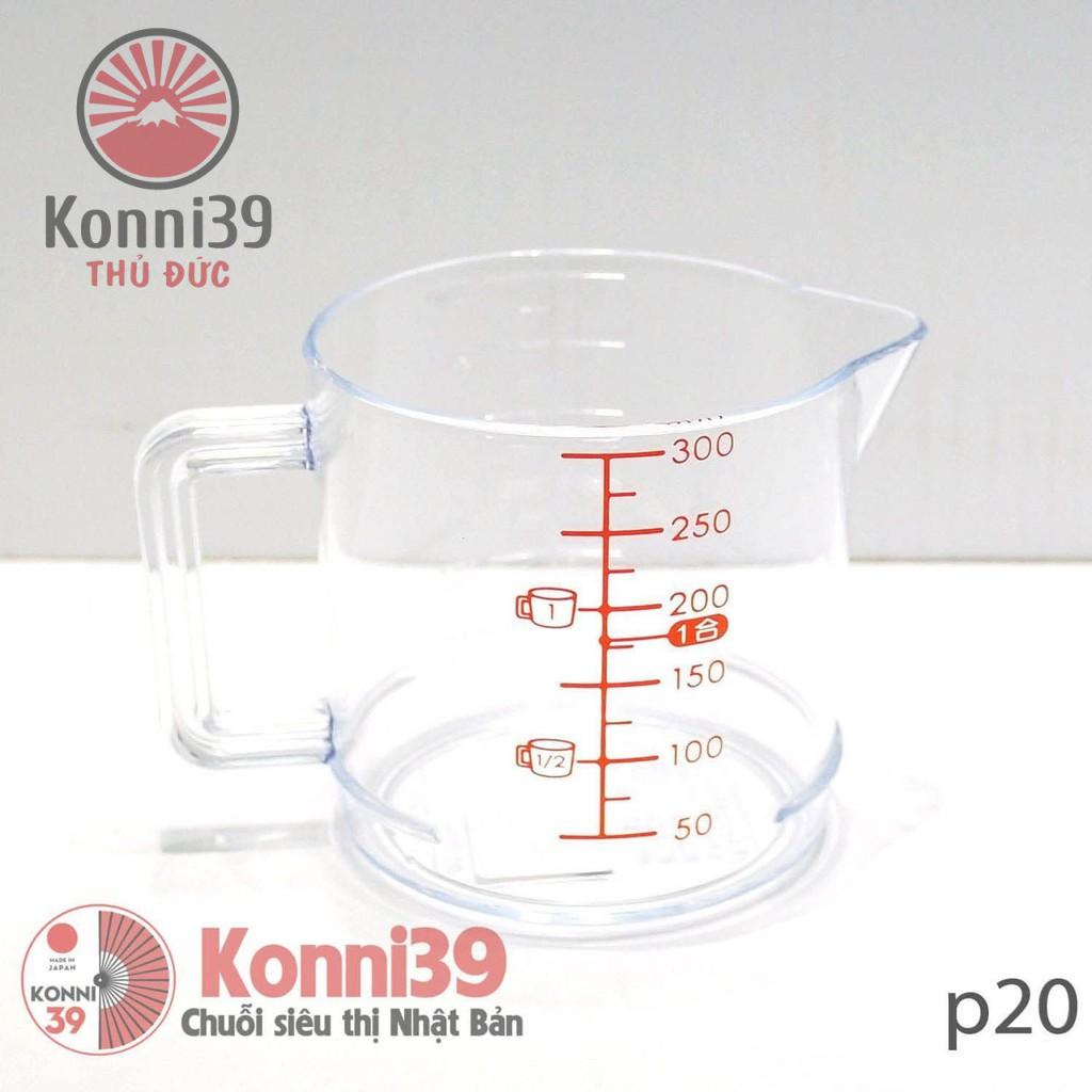 CỐC ĐONG LƯỜNG INOMATA 300ML - HÀNG NỘI ĐỊA NHẬT, dùng để đong đo lường gia vị hoặc các mặt hàng chất lỏng khác