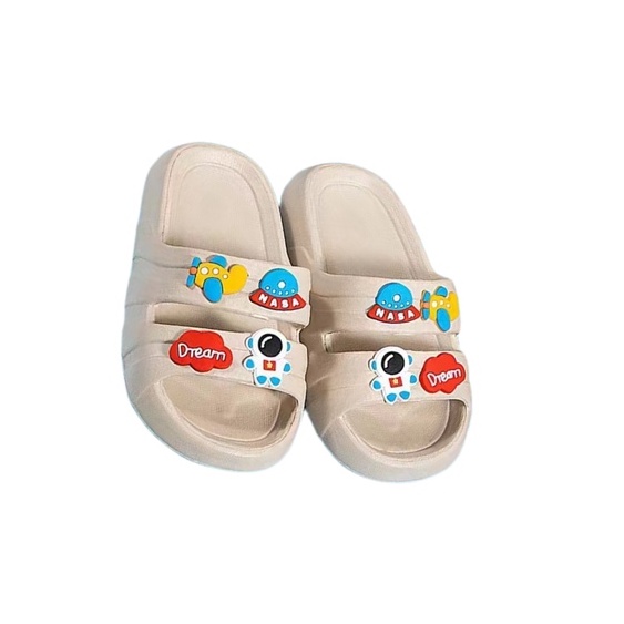 Dép lê gắn sticker cho bé trai, dép quai ngang chất liệu EVA mềm nhẹ chống trượt tốt Tulastore
