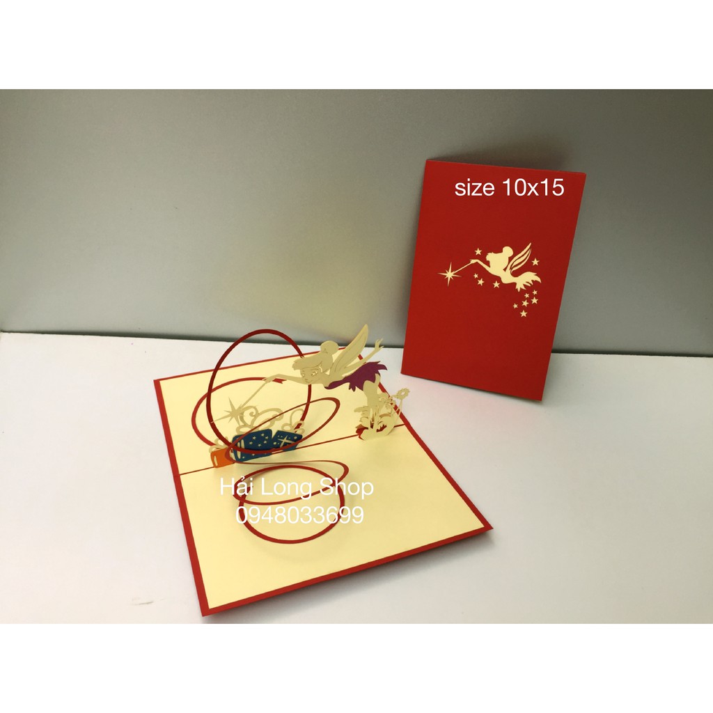 Tinker Bell  2 - Thiệp 3D