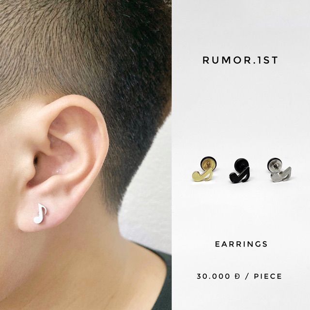 Khuyên nốt nhạc thép y tế