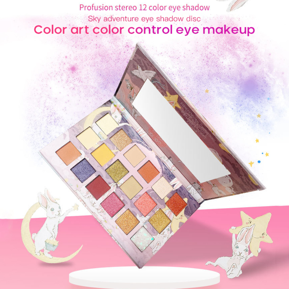 Bảng Phấn Mắt 18 Màu Lì/Nhũ Ngọc Trai Tông Đất/ Bí Ngô MK | BigBuy360 - bigbuy360.vn