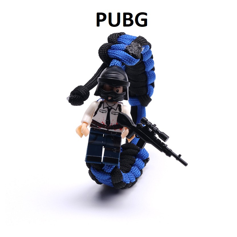 (15 mẫu: PUBG, SAMURAI, MINECRAFT...) Vòng tay PARACORD LEGO Ulzzang dây dù