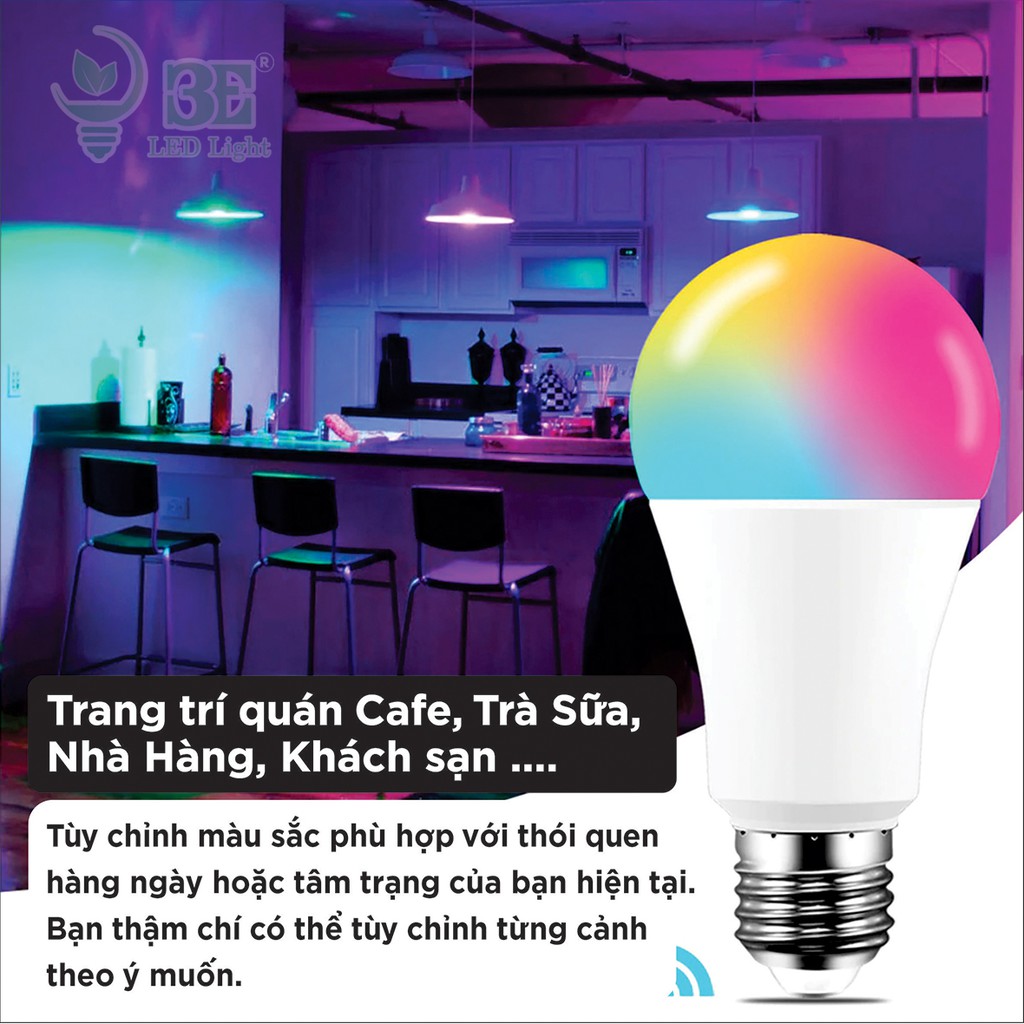 Bóng đèn Led 3E kết nối WiFi thông minh 11W