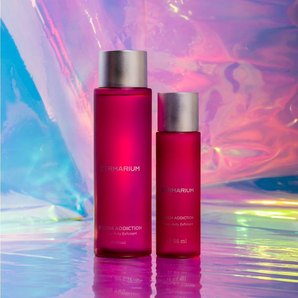 Toner DERMARIUM nước hoa hồng AHA 8% làm sạch da tẩy da chết Rough Love Addiction 8% Glycolic &amp; Lactic Acid 150ml DERM06