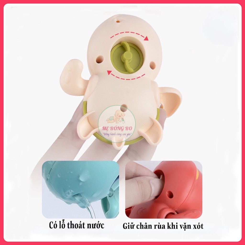 Rùa con tự bơi trong nước giúp bé thích thú khi tắm lakids