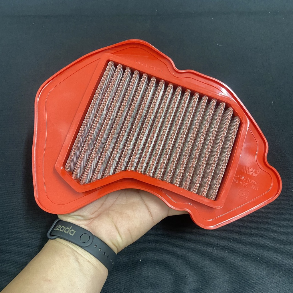 Lọc gió lưới thép độ xe máy gắn FUTURE LED đồ chơi xe máy giá sỉ