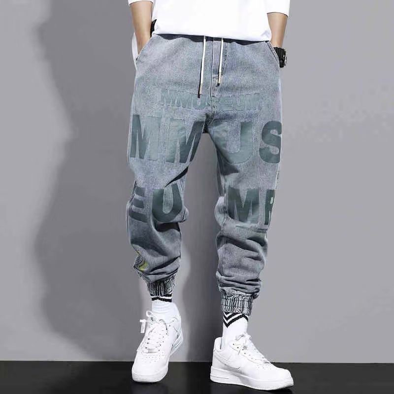 Quần Jeans Dài Dáng Rộng Phong Cách Hip Hop Năng Động Cho Nam