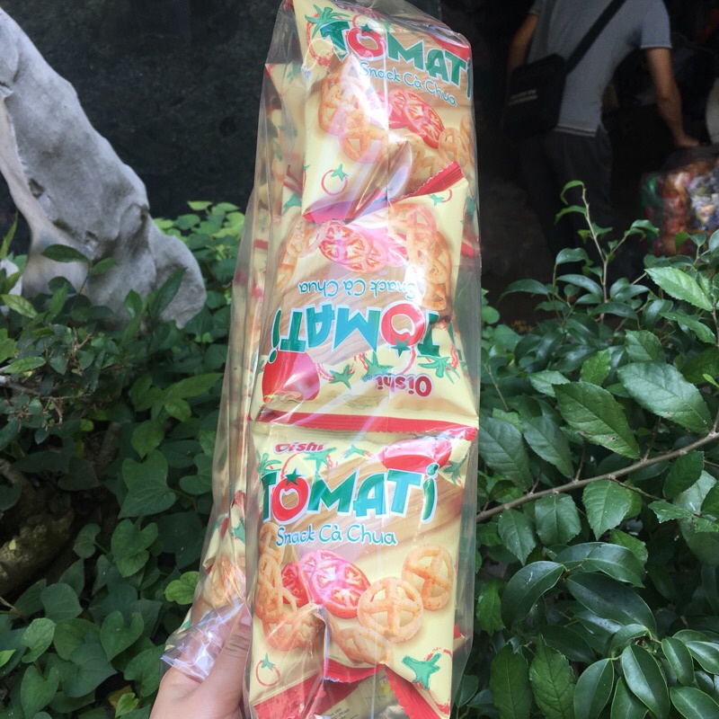 Bịch 20 gói 8g bim bim snack cà chua tomat giá rẻ - ảnh sản phẩm 2