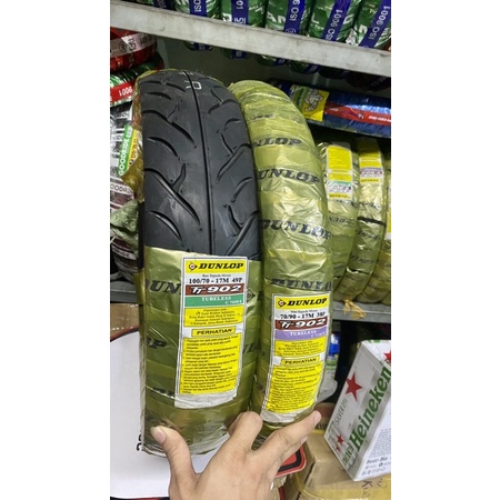 Vỏ Dunlop TT902 (bọc vàng chính hãng thailand) 70/80/90/100/110/120  -17in xe số