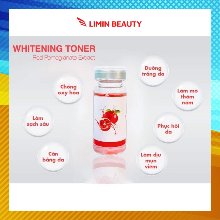 Toner Lựu Đỏ, Chống oxy hóa,bổ sung dưỡng chất,cân bằng PH,dưỡng trắng da,ngăn ngừa lão hóa, LAS BEAUTY