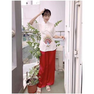 Đồ lam đi chùa - công thêu
