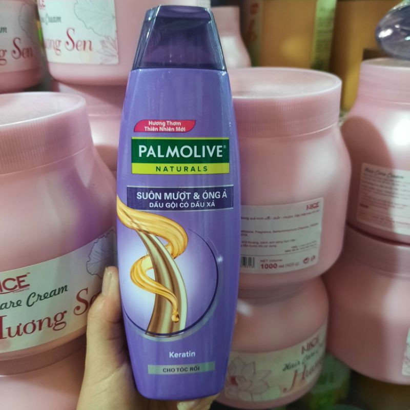 Dầu gội có dầu xả Palmolive suôn mượt óng ả 180ml