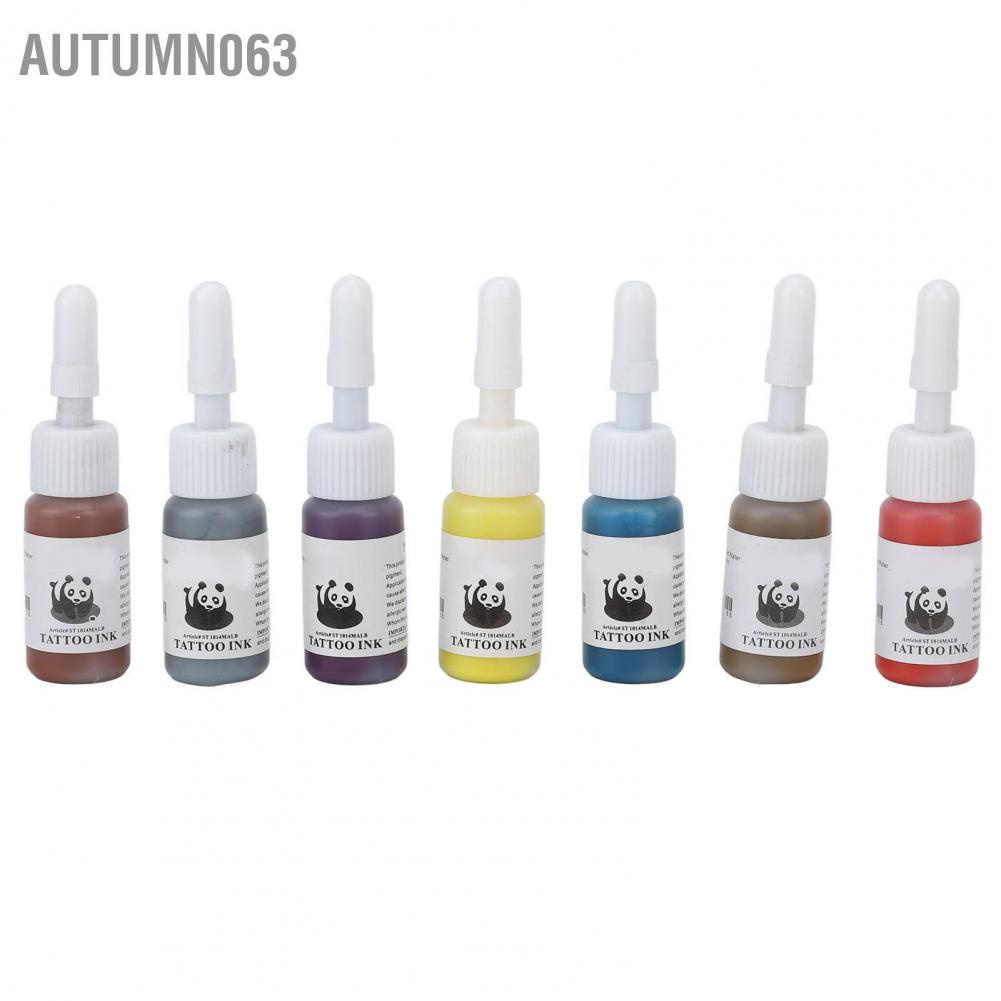 Mực Xăm Hình Đẹp 100ml Bộ mực xăm chuyên nghiệp 20 màu Thành phần an toàn có tuổi thọ lâu dài sắc tố hình đích thực Autumn063
