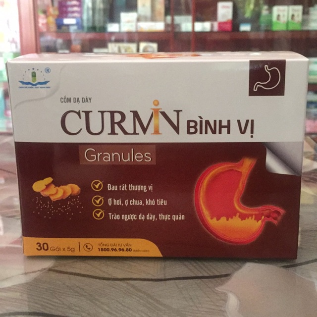 Cốm dạ dày CURMIN BÌNH VỊ - Cắt cơn đau dạ dày