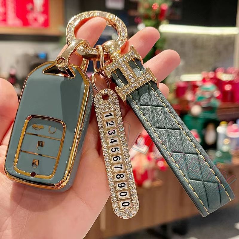 Vỏ TPU Bảo Vệ Chìa Khóa Điều Khiển Từ Xa Cho Xe Hơi Honda Civic CRV HRV BRV City Accord 2014 to 2020 BAO CHÌA KHOÁ Ô TÔ CHO XE HONDA CRV, HRV, Civic, City, Brio, Jazz