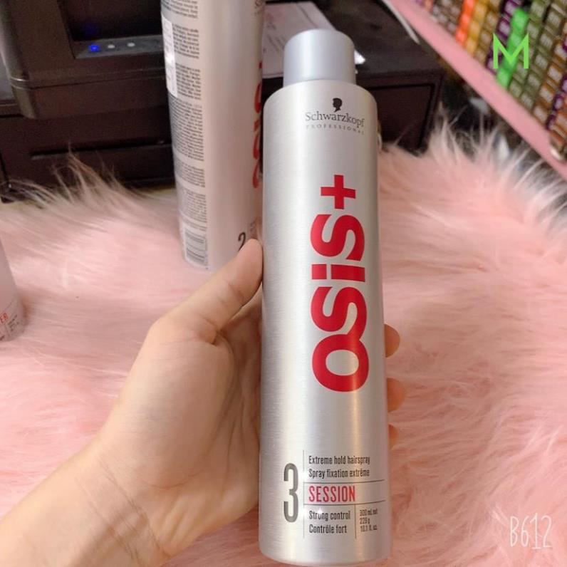 _Gôm xịt bóng tóc, tạo kiểu tóc uốn Osis+ gồm 3 cấp độ 1/2/3 300ml (Chính Hãng) H4