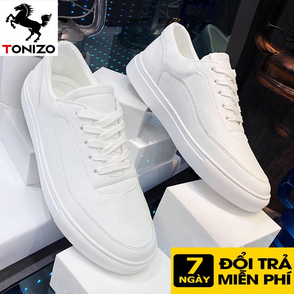 Giày sneaker nam màu trắng giá rẻ nhất mã T2X10