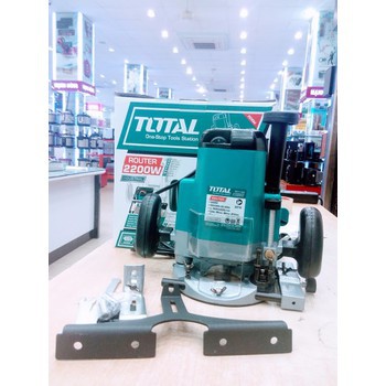 MÁY PHAY GỖ TOTAL TR11122 [CHÍNH HÃNG] PHAY HAI TAY CẦM 2200W TOTAL [RẺ] MÁY PHAY BỀ MẶT DCA INGCO