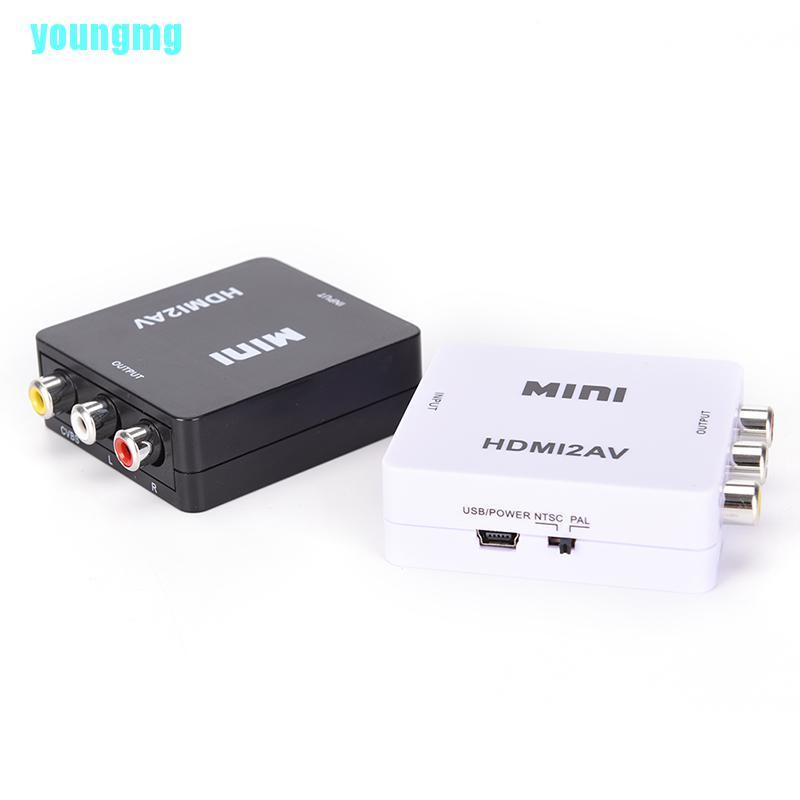 Bộ Chuyển Đổi Hdmi Sang Rca Av / Cvbs Hd 1080p Mini Hdmi2Av Video | BigBuy360 - bigbuy360.vn