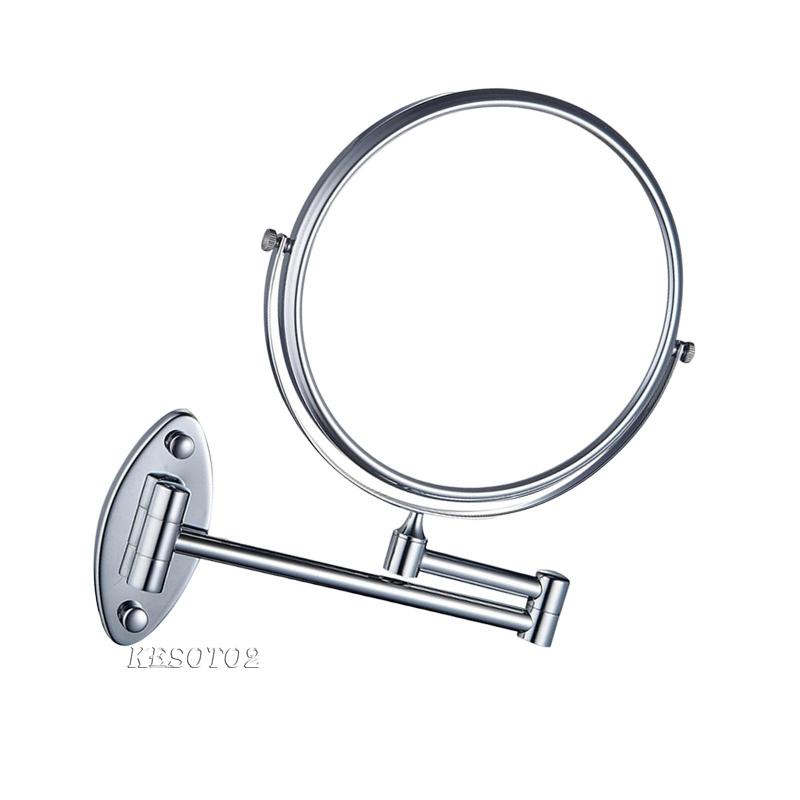 Bộ 2 Gương Phóng Đại 3x Chống Sương Mù Gắn Tường Nhà Tắm Tiện Dụng