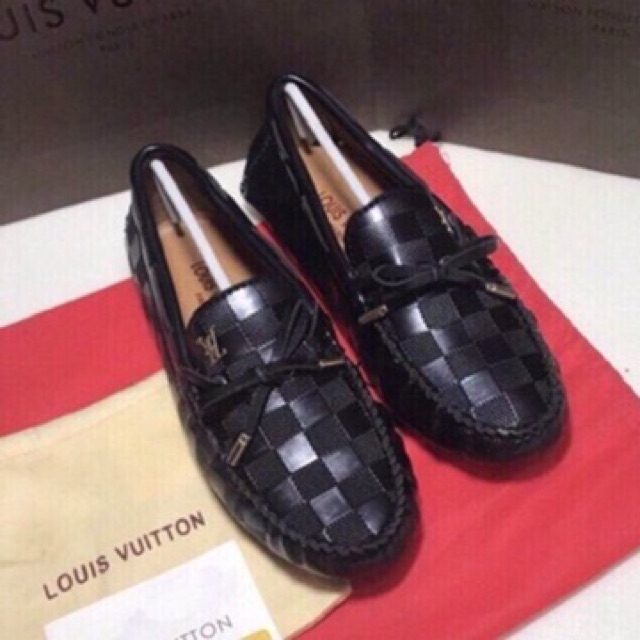 Giầy lười mọi LVvvv chuông vằn nam ( chuông vằn LVv cũ )