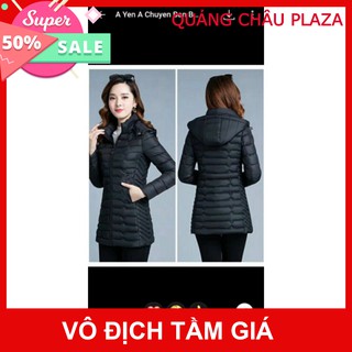 Áo phao Dáng dài cho nữ hàng quảng châu