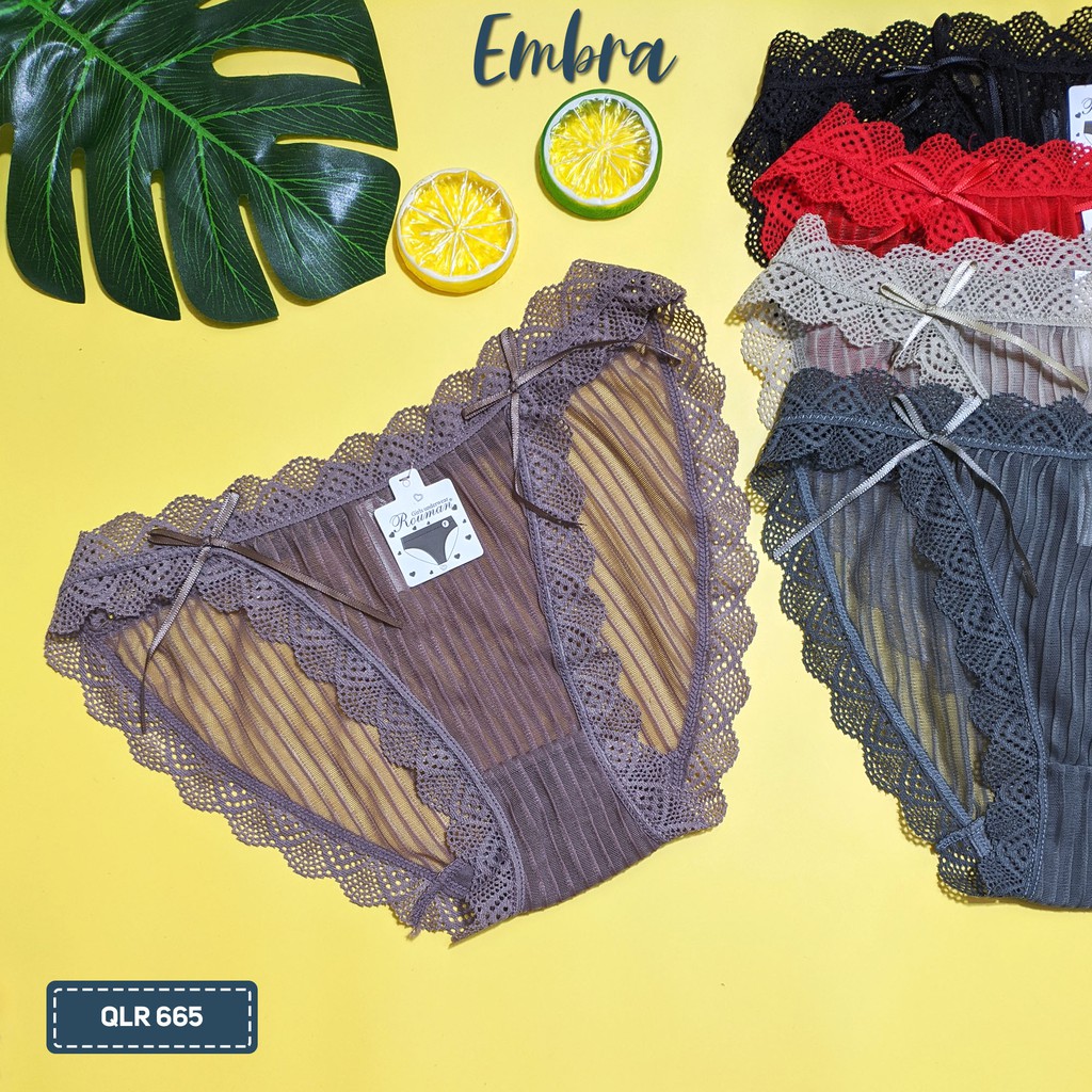 {Video + Ảnh thật} Quần lót Embra voan mỏng sexy, siêu gợi cảm, siêu mỏng xuyên thấu nhiều màu