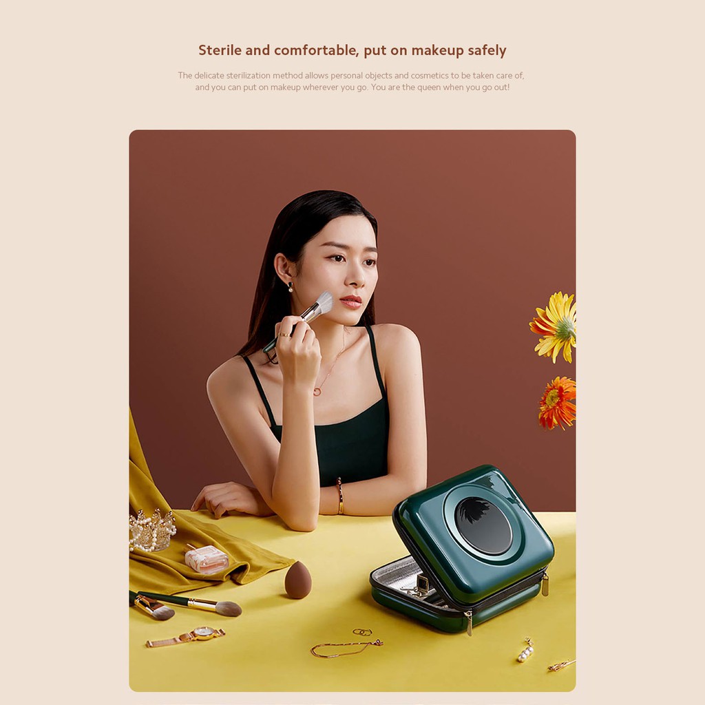 Xiaomi Youpin From   Xiaoda Máy Khử Trùng Thông Minh Chiếu Tia UV Có Màn Hình Cảm Ứng Chống Thấm Nước