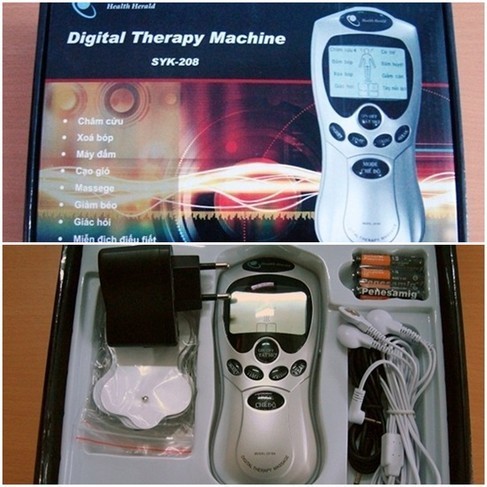 Combo 2 Máy massage Digital Therapy Machine 4 miếng dán