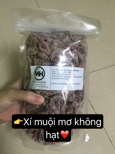 1kg xí muội mơ không hạt (xí muội đào chua ngọt) | BigBuy360 - bigbuy360.vn