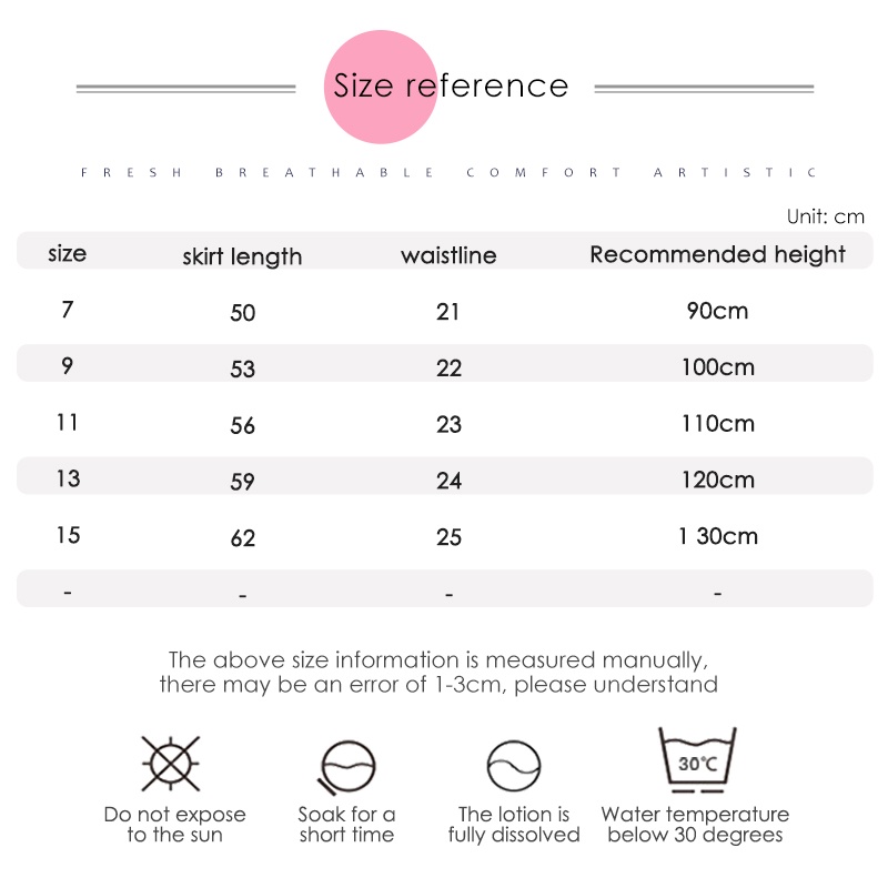 Váy Bé Gái Váy Cầu Vồng Gradient / Váy AKKU