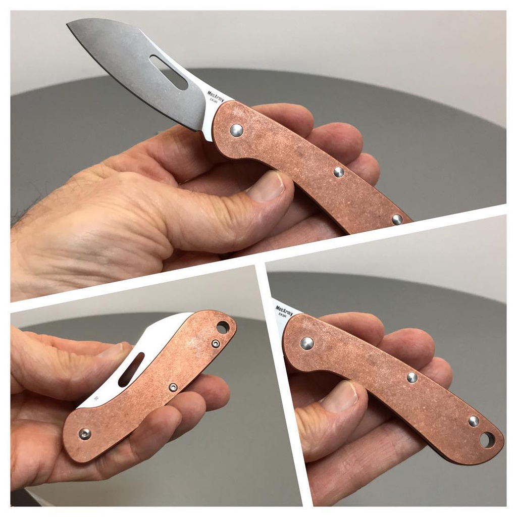 Dao gấp dã ngoại MecArmy EK3R cơ chế Slipjoint