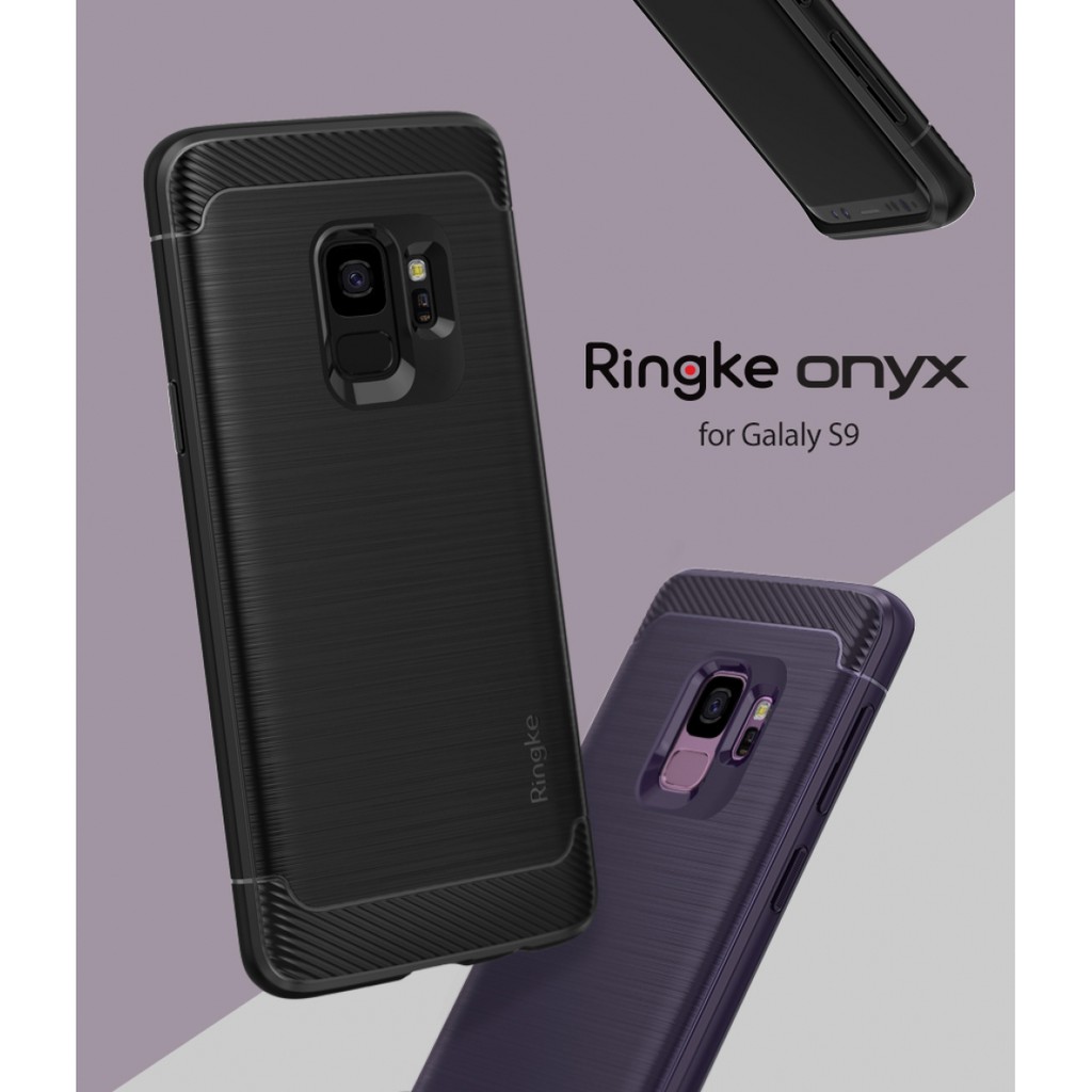 Ốp lưng Ringke Onyx Galaxy S9 (Đen) - Nhập khẩu Hàn Quốc