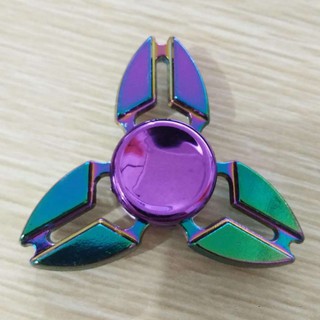 Con quay Finger Spinner 3 cánh phản quang kim loại cao cấp