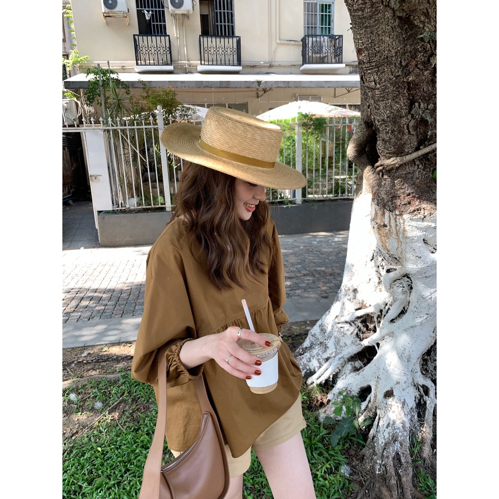 Áo Tay Lửng Cổ Tròn Chống Nắng Thời Trang Mùa Hè Cho Nữ