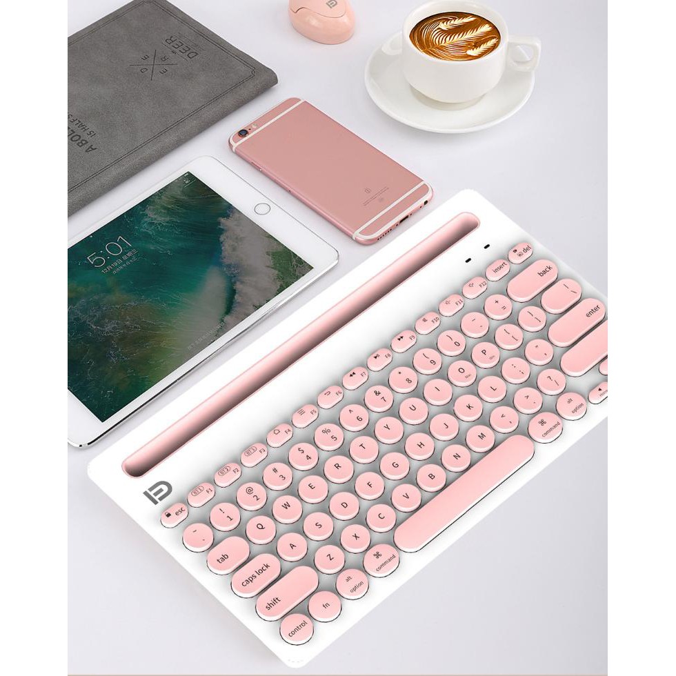 Bàn Phím Bluetooth Forter ik3381 dành cho Điện thoại, Máy tính bảng, Laptop, PC