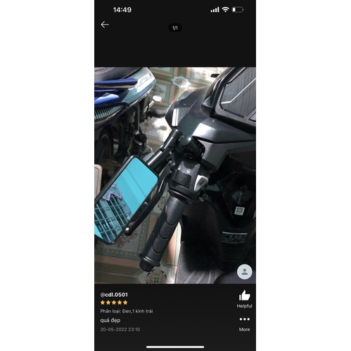 Kính gương chiếu hậu Iphone VUÔNG Rizoma
