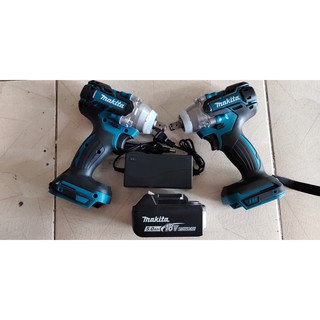 Máy siết bulong kiêm vít không chổi than dùng chung pin Makita 18v