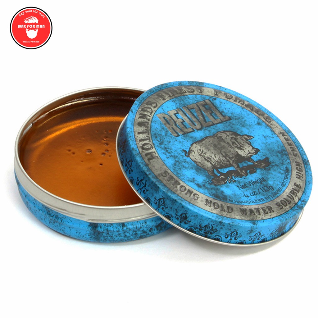 Sáp vuốt tóc Reuzel Blue Pomade - xanh dương