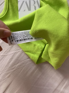 Thanh lý croptop zara auth new size S