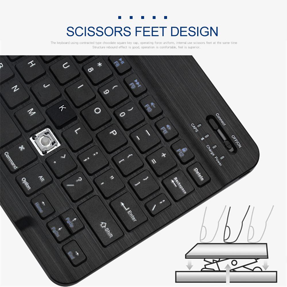 Bàn Phím Bluetooth Không Dây Cho Ios Android Windows Pc Ipad Tablet Pc