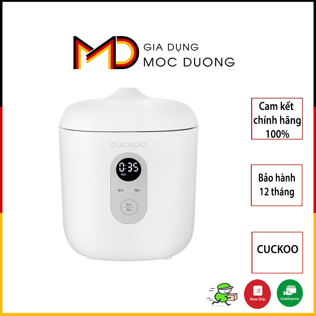 Nồi cơm điện CUCKOO MINI CR 0255MW, dung tích 0,36L [HÀNG HÀN QUỐC]