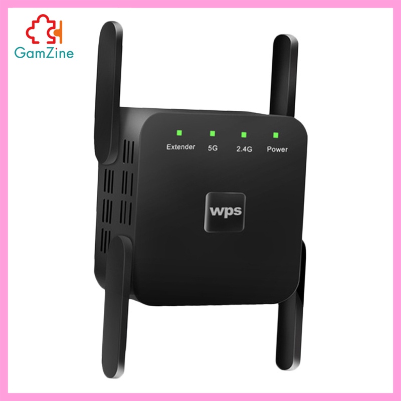 Bộ Khuếch Đại Tín Hiệu Wifi Không Dây 1200mbps 2.4g 5g 4 Ăng Ten | BigBuy360 - bigbuy360.vn