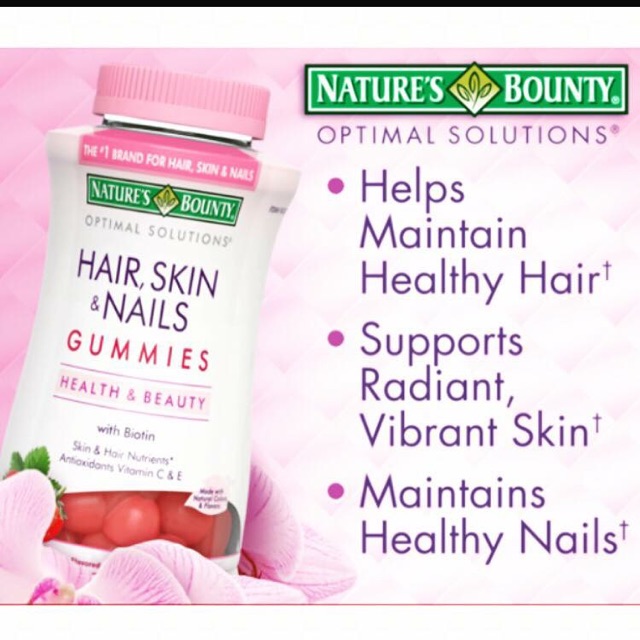 Kẹo gum mọc tóc nature's bounty