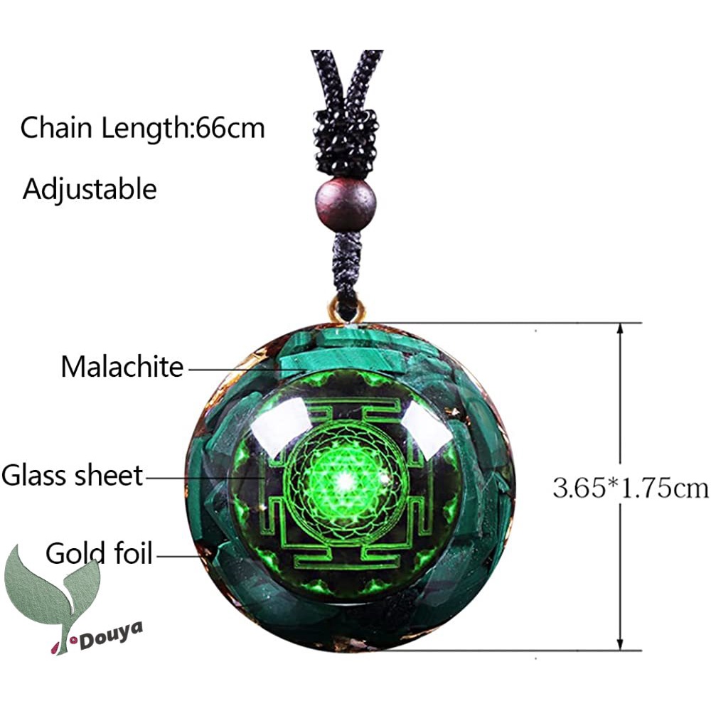 Vòng cổ Mặt Đá Chakra 7 Màu Sự Bảo Vệ