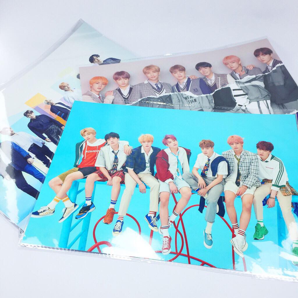 Set 8  Ảnh Poster BTS Khổ A3