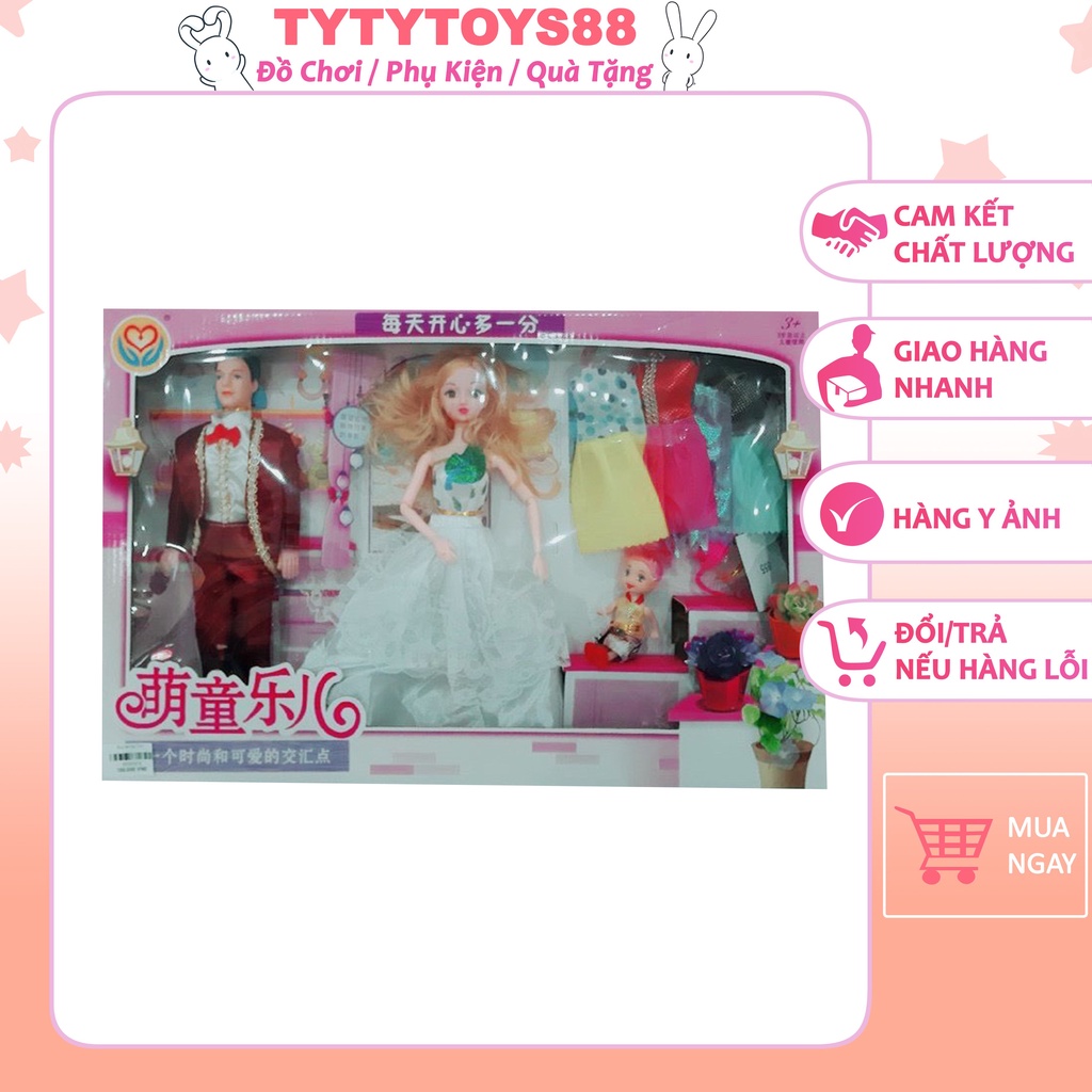 Búp bê trang điểm ,thời trang cho bé -tytytoys88