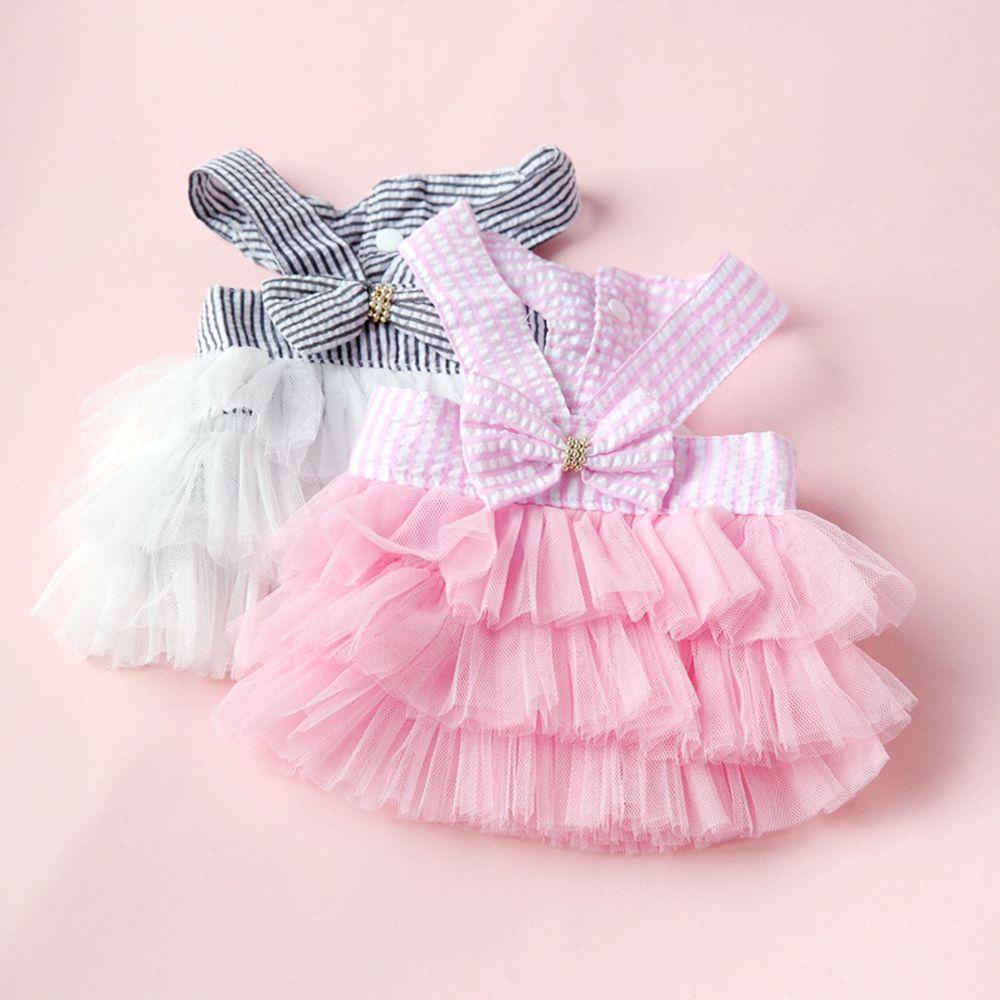 Đầm Phối Ren Thắt Nơ Nhiều Kích Cỡ Thời Trang Xuân Thu Cho Thú Cưng